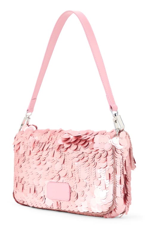 Staud Timmy Beaded Shoulder Bag In Pink