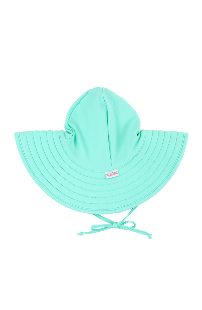 RuffleButts Girls UPF50+ Sun Protected Swim Hat, Main, color,