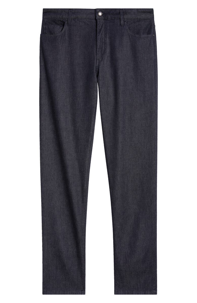 Canali Comfort Straight Leg Jeans, Alternate, color, Navy