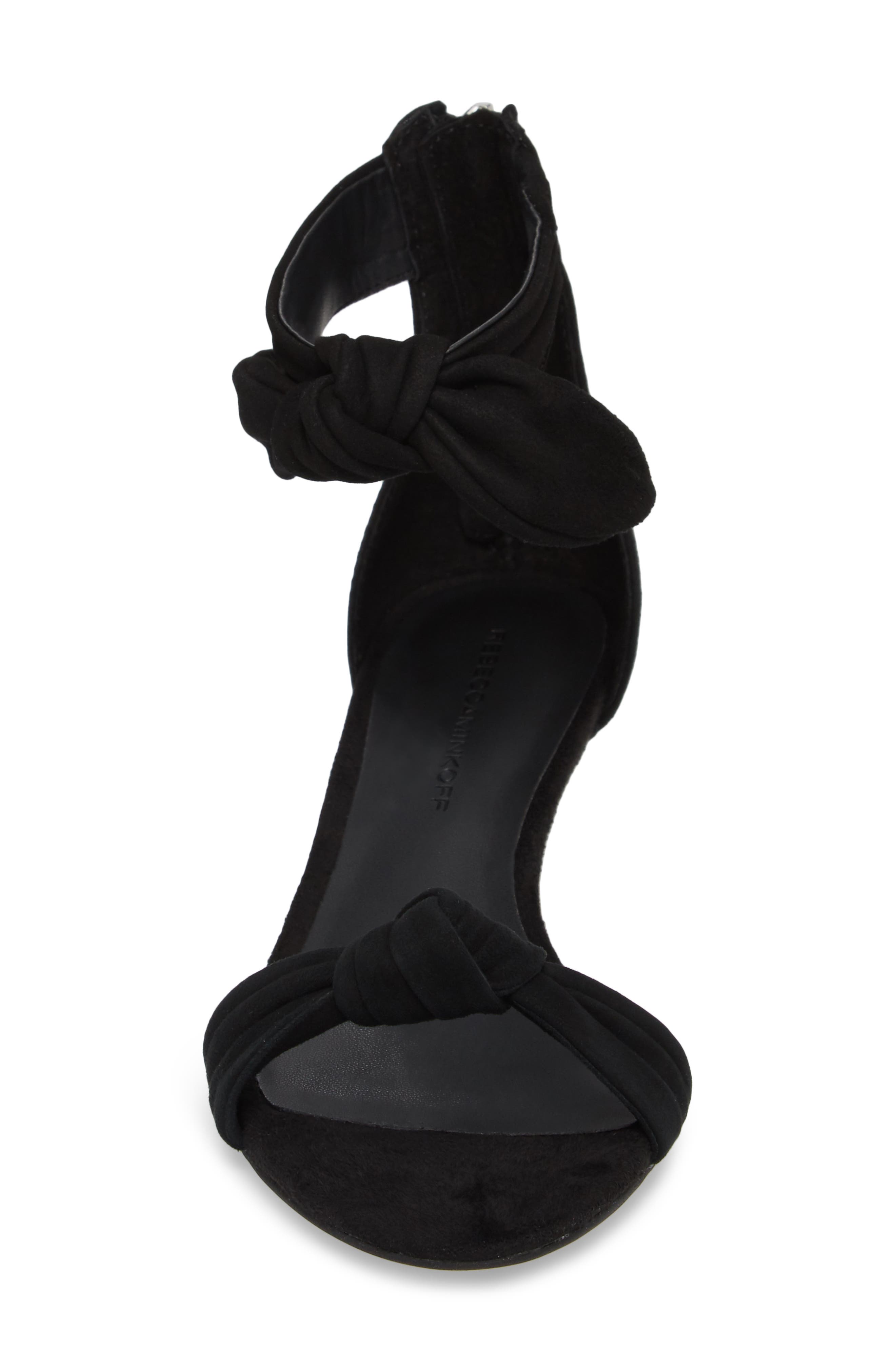 Rebecca Minkoff Kaley Knotted Kitten Heel Sandal, Alternate, color, 