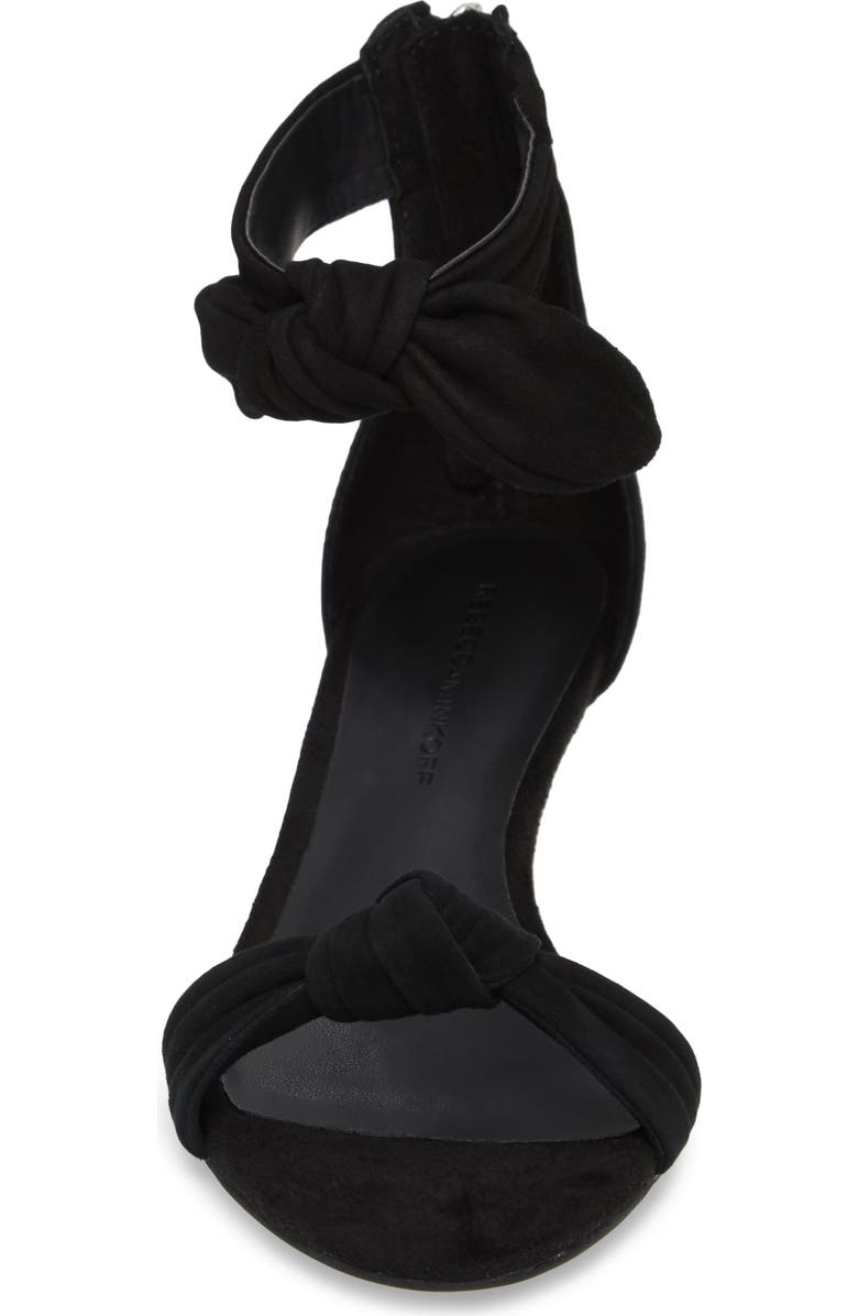 Rebecca Minkoff Kaley Knotted Kitten Heel Sandal, Alternate, color,