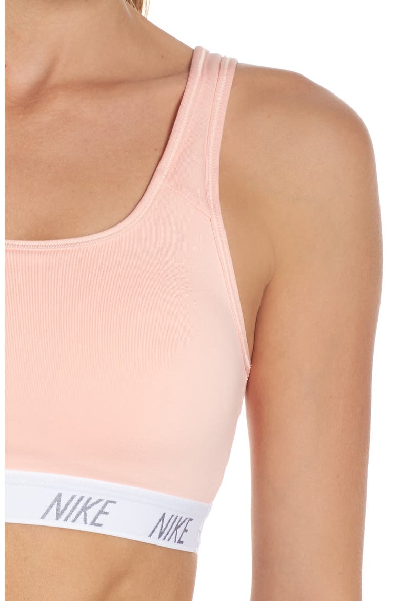 Classic Soft Sports Bra, Alternate, color, STORM PINK/ BLACK