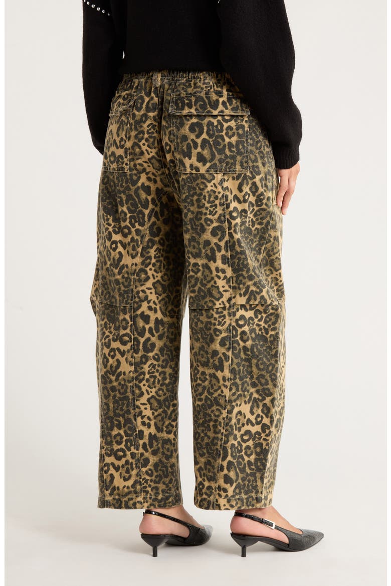 Cheetah Drawstring Pants, Alternate, color, CHEETAH