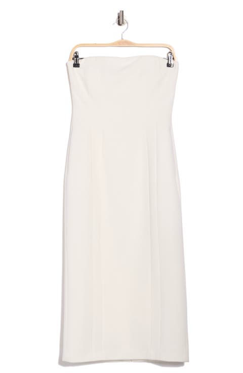 Elizabeth Strapless Midi Dress