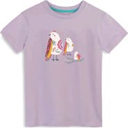 Mightly Organic Cotton Girls Graphic T-Shirt