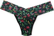 Hanky Panky Print Low Rise Thong