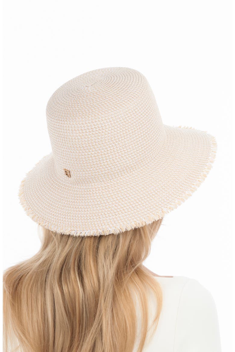 Squishee® Straw Bucket Hat, Alternate, color, CREAM