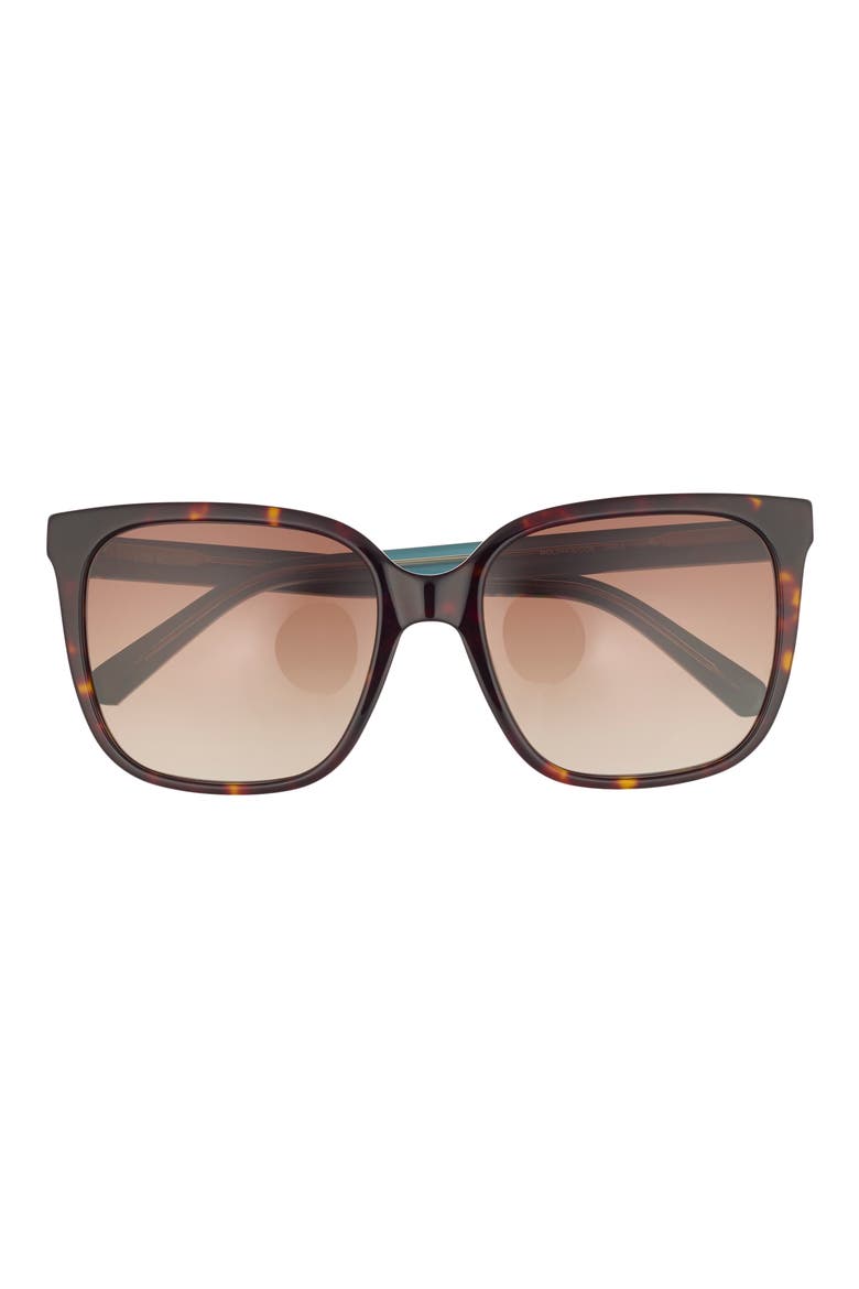 56mm Square Sunglasses, Main, color, HAVANA