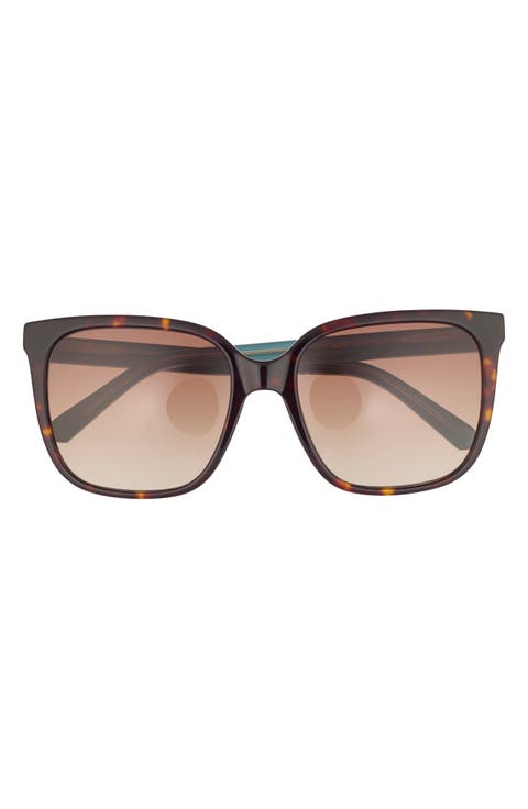 56mm Square Sunglasses