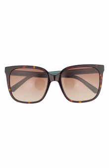 Love Moschino 56mm Square Sunglasses