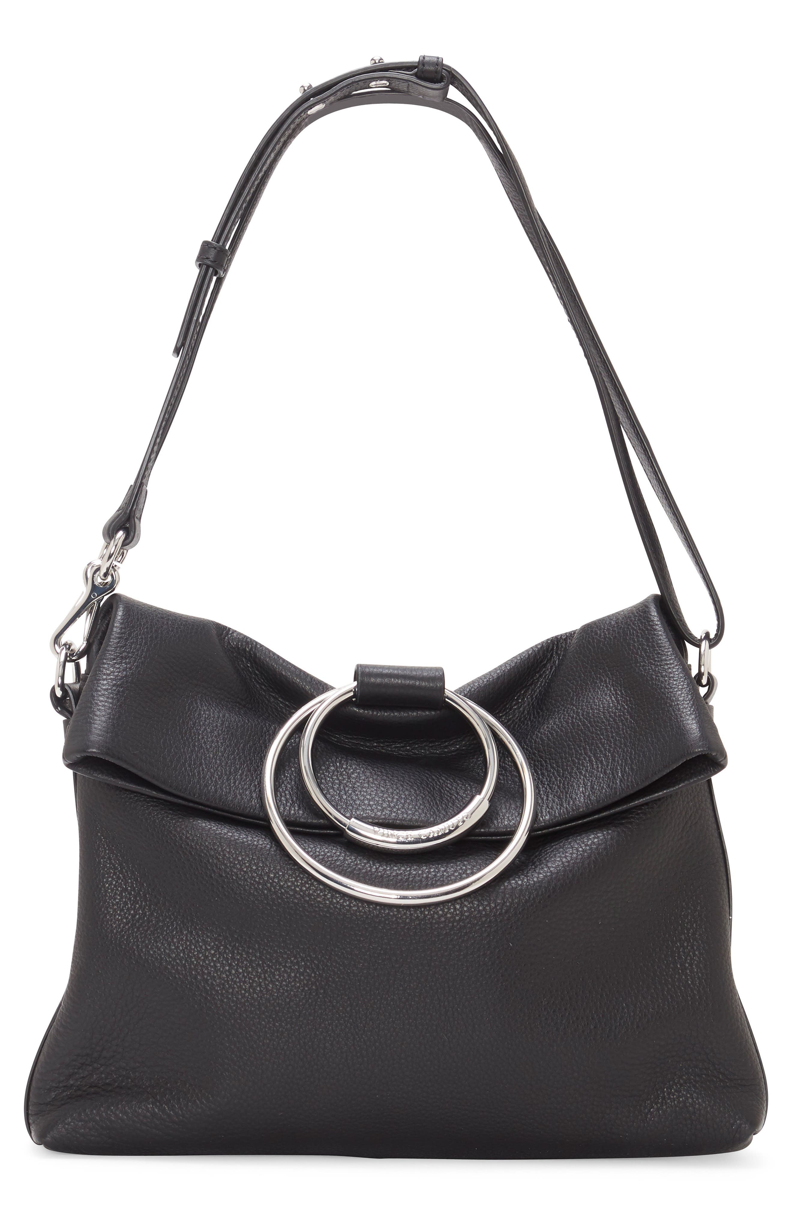 Vince Camuto Kimi Large Leather Crossbody Bag, Main, color, 