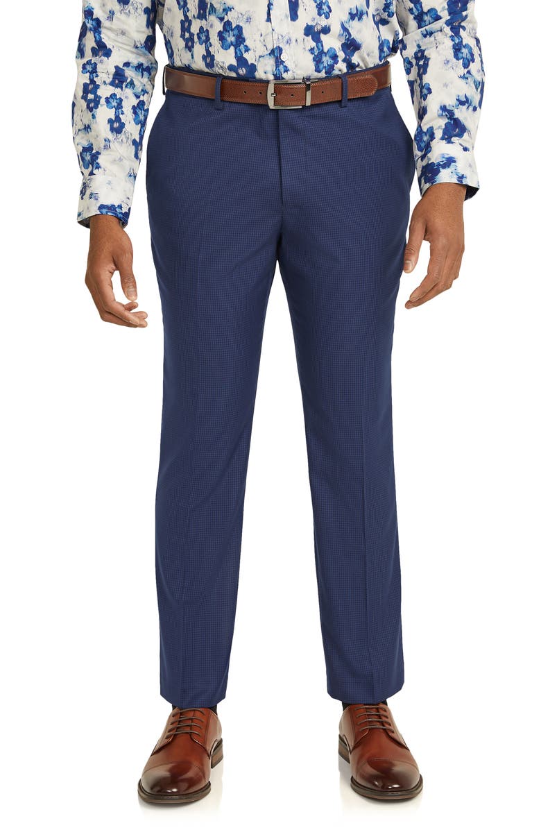 Johnny Bigg Bates Check Slim Fit Dress Pants, Main, color, 