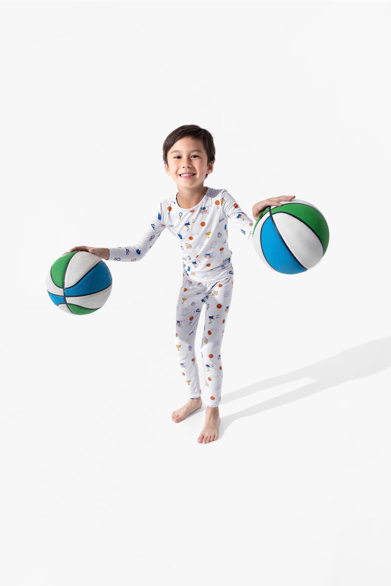 Kids' All Star Basketball Set of 2 Piece Pajamas, Alternate, color, All Star Basketball