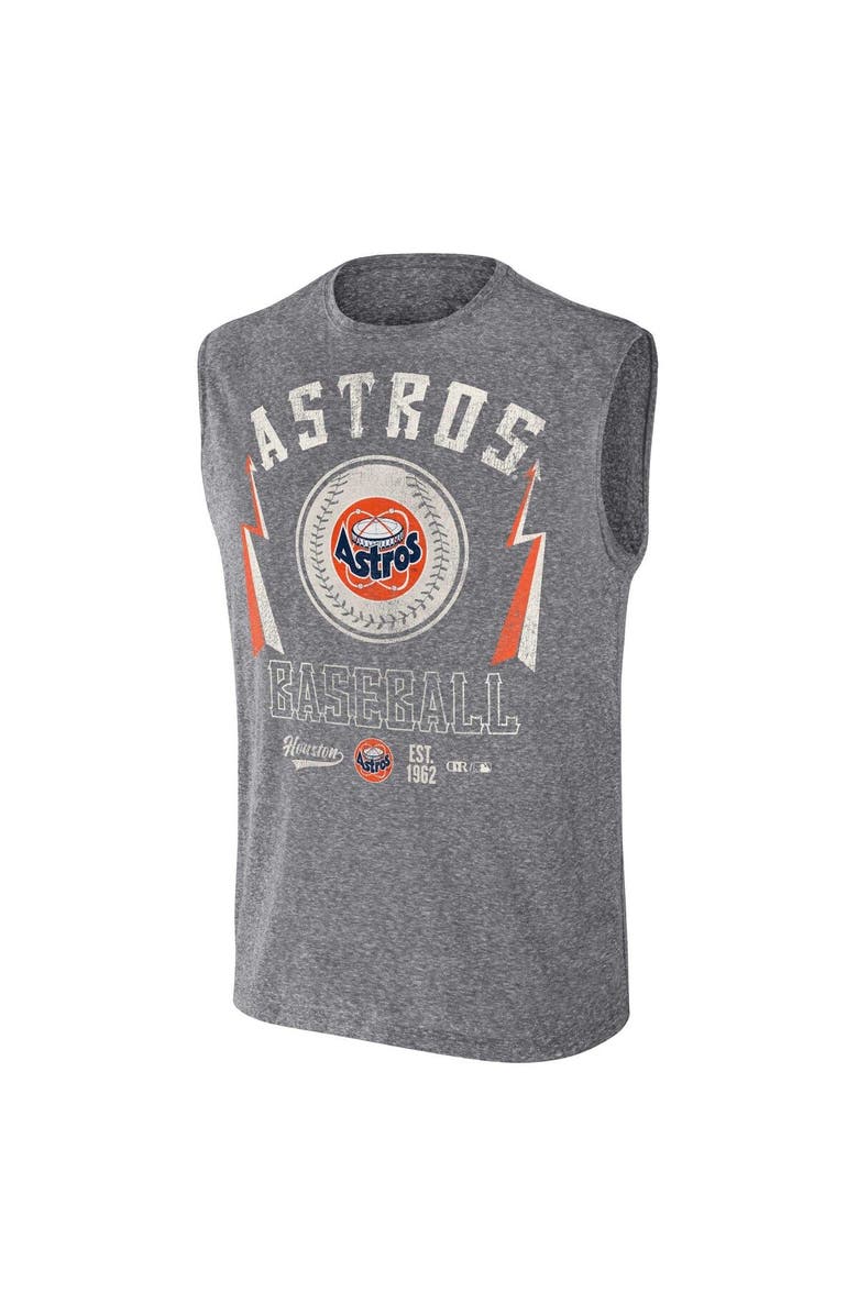 Darius Rucker Collection by Fanatics Men's Darius Rucker Collection by Fanatics Charcoal Houston Astros Relaxed-Fit Muscle Tank Top, Alternate, color, Charcoal