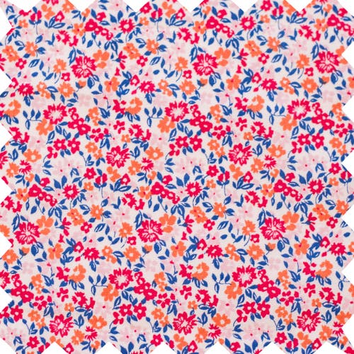 Beet World Girls Hannah Dress With Flutter Sleeves In Red And Blue