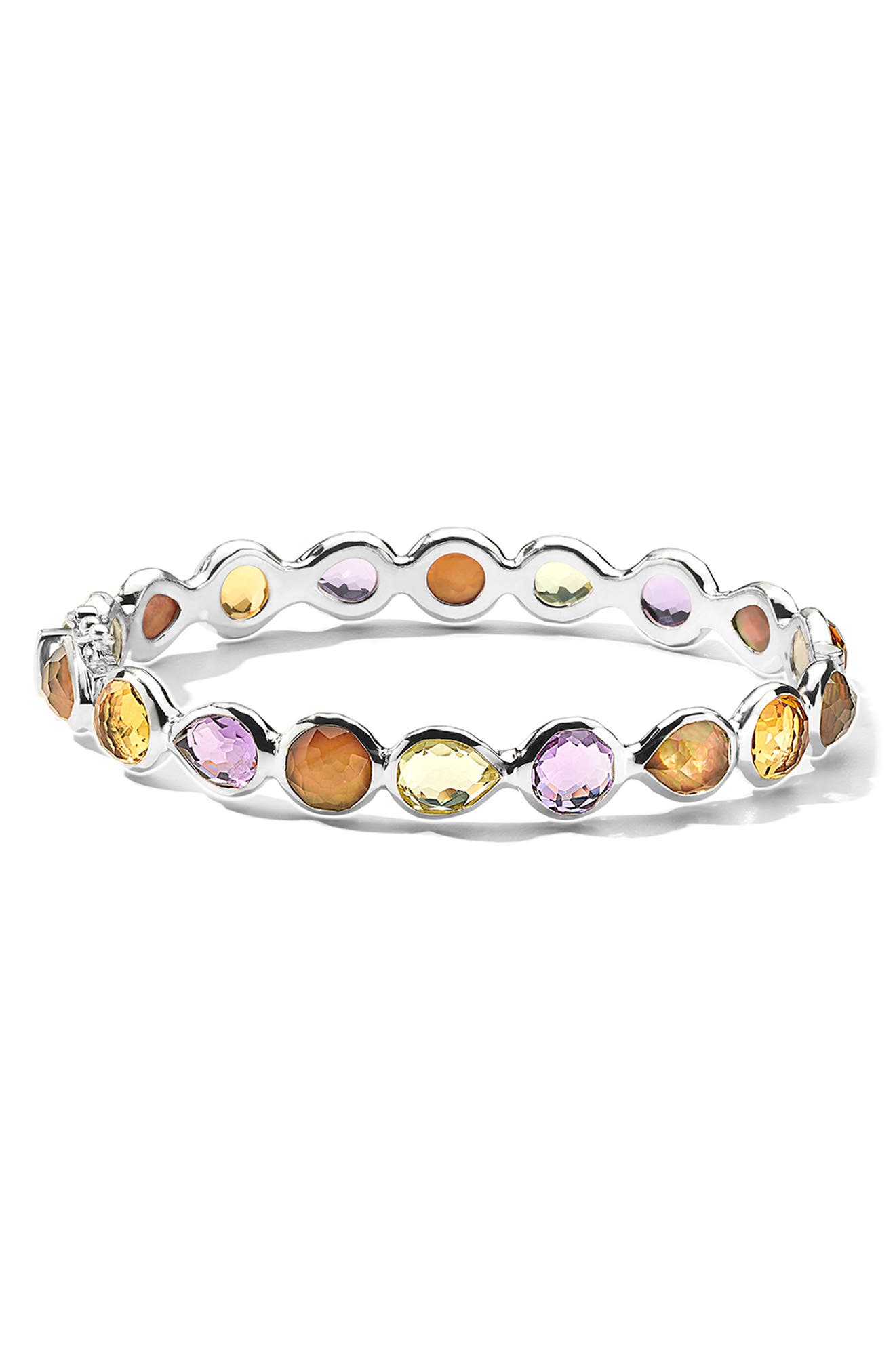 Ippolita Rock Candy® All Around Hinged Bangle In Silver