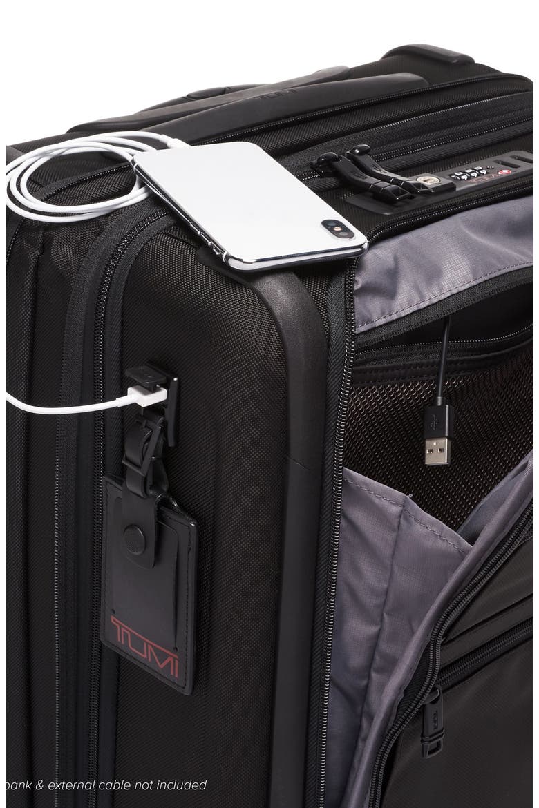 Alpha 3 Collection 22-Inch Continental Expandable 4-Wheel Packing Case, Alternate, color, BLACK