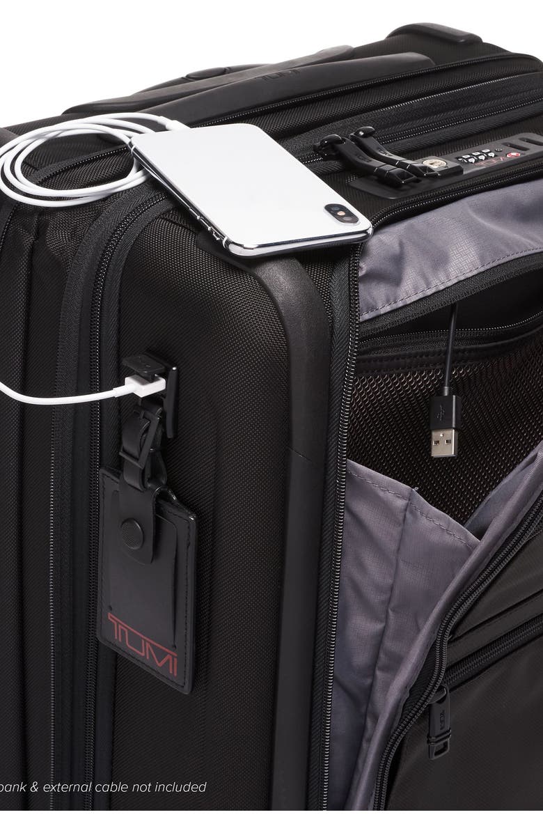 TUMI Alpha 3 Collection 22-Inch Continental Expandable 4-Wheel Packing Case, Alternate, color, Black