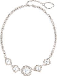 Oscar de la Renta Crystal Nest Frontal Necklace