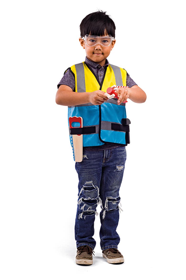 Builder Dress Up, Alternate, color, Multicoloured