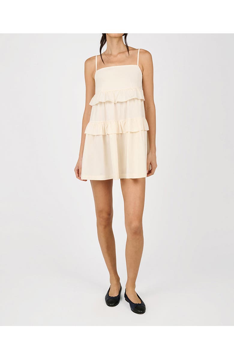 WeWoreWhat Baby Doll Mini Dress, Main, color, Ivory