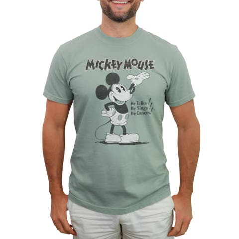 Mens Mickey & Friends Classic He Talks He Sings He Dances T Shirt