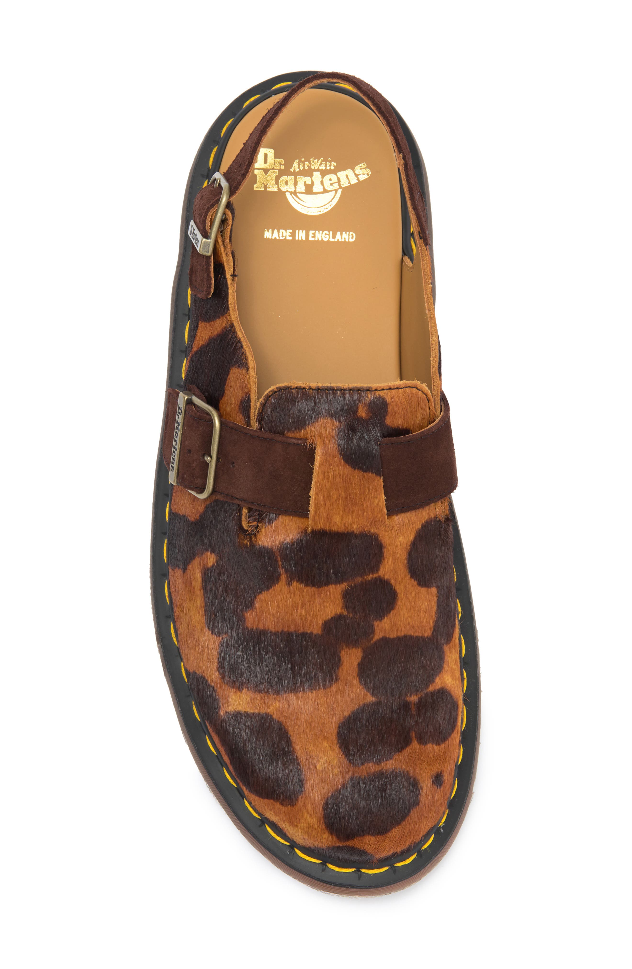 Dr. Martens Gender Inclusive Jorge Genuine Calf Hair Slingback Clog, Alternate, color, 