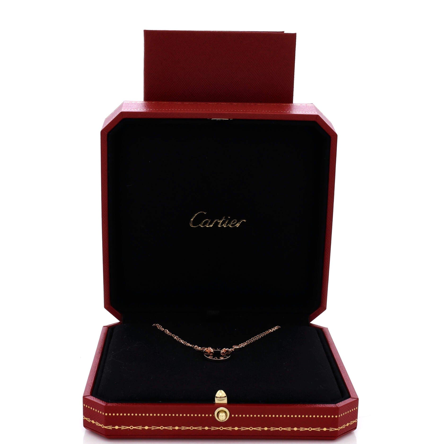 2 Diamonds Love Pendant Necklace 18K Rose Gold and Diamonds, Alternate, color, Metallic Gold