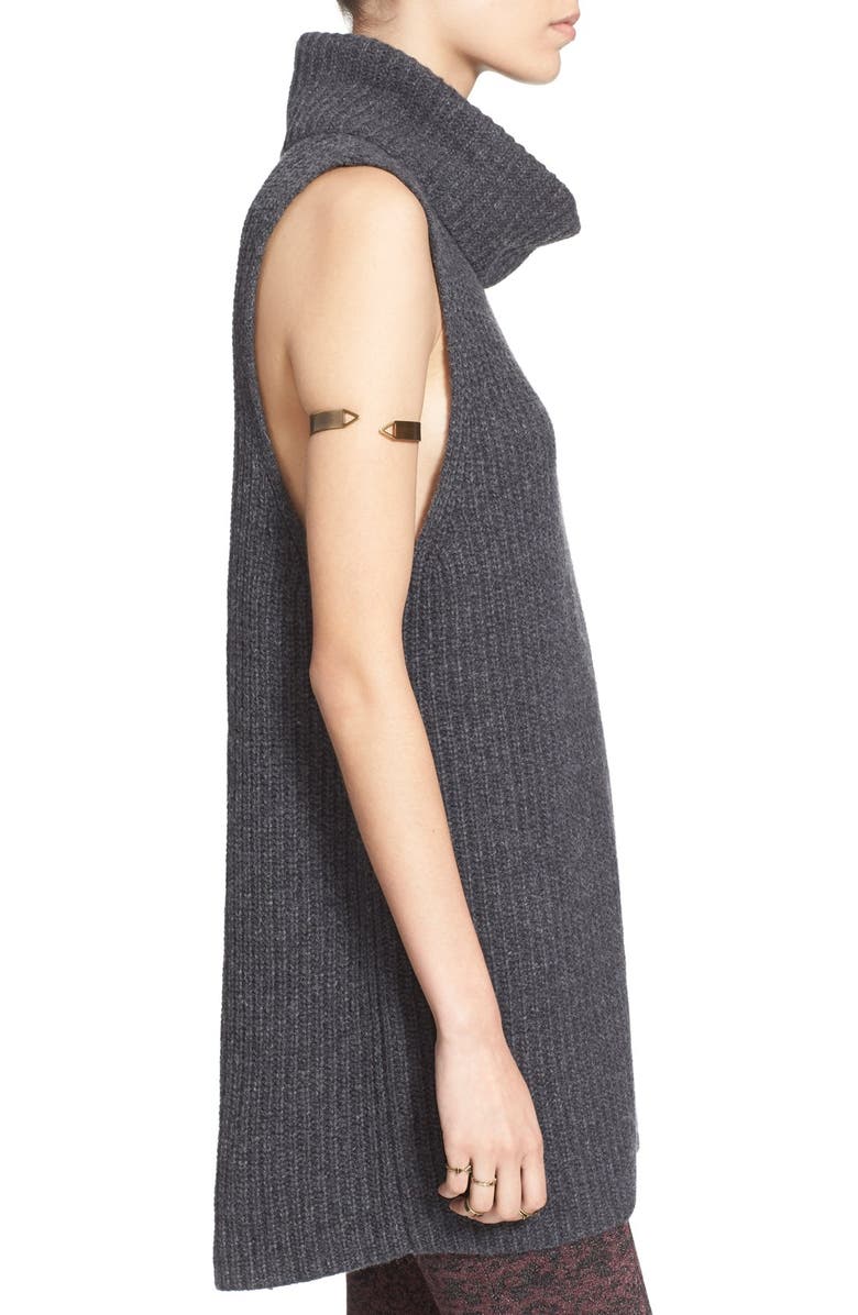 Free People 'Need It Now' Turtleneck Pullover Sweater Vest, Alternate, color, 