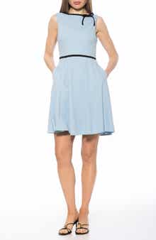 Alexia Admor Ida Fit and Flare Sleeveless Dress