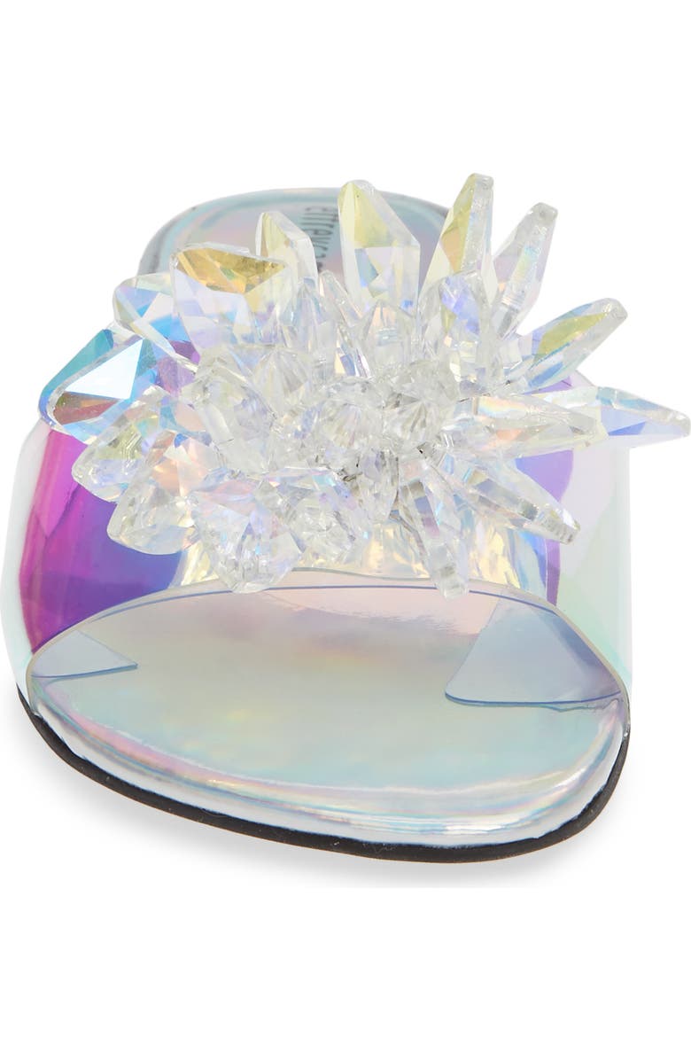 Jeffrey Campbell Snowflake Embellished Slide Sandal, Alternate, color,