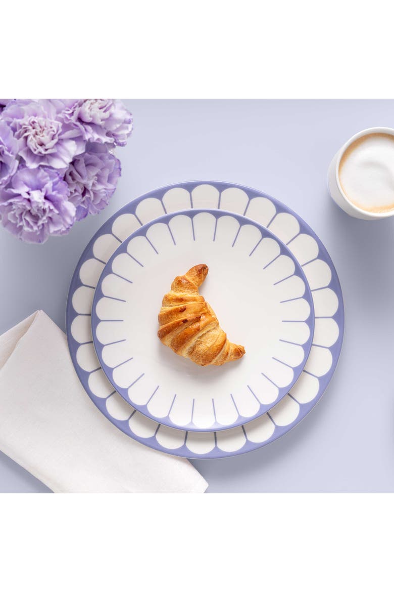 Fleur Soleil Salad Plate, Alternate, color, Blue