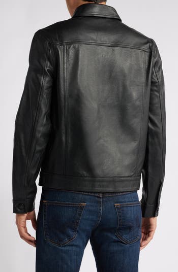 DL1961 Vaughn Leather Trucker Jacket | Nordstrom