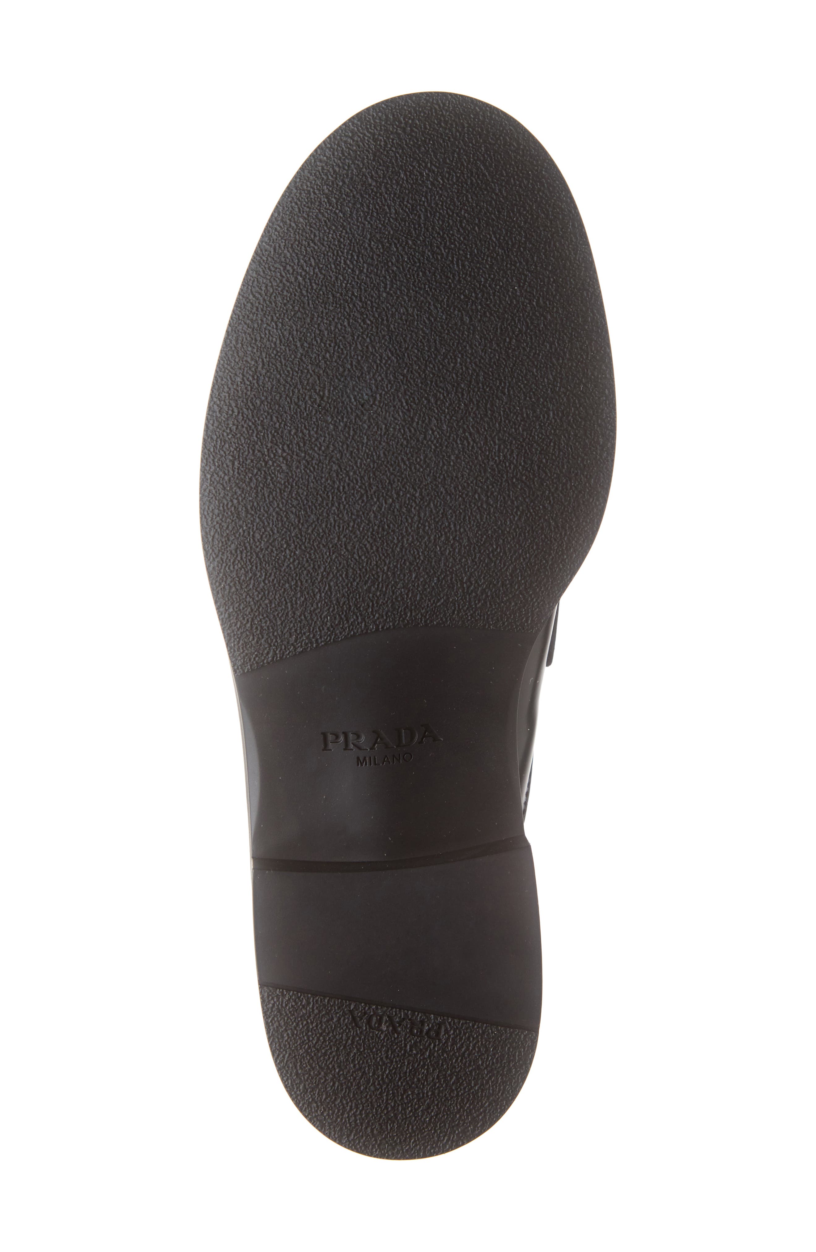 Prada Logo Platform Loafer Mule, Alternate, color, 