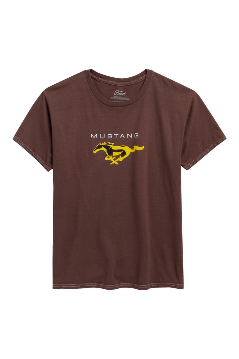 Kids' Ford Mustang Graphic T-Shirt, Main, color, BROWN