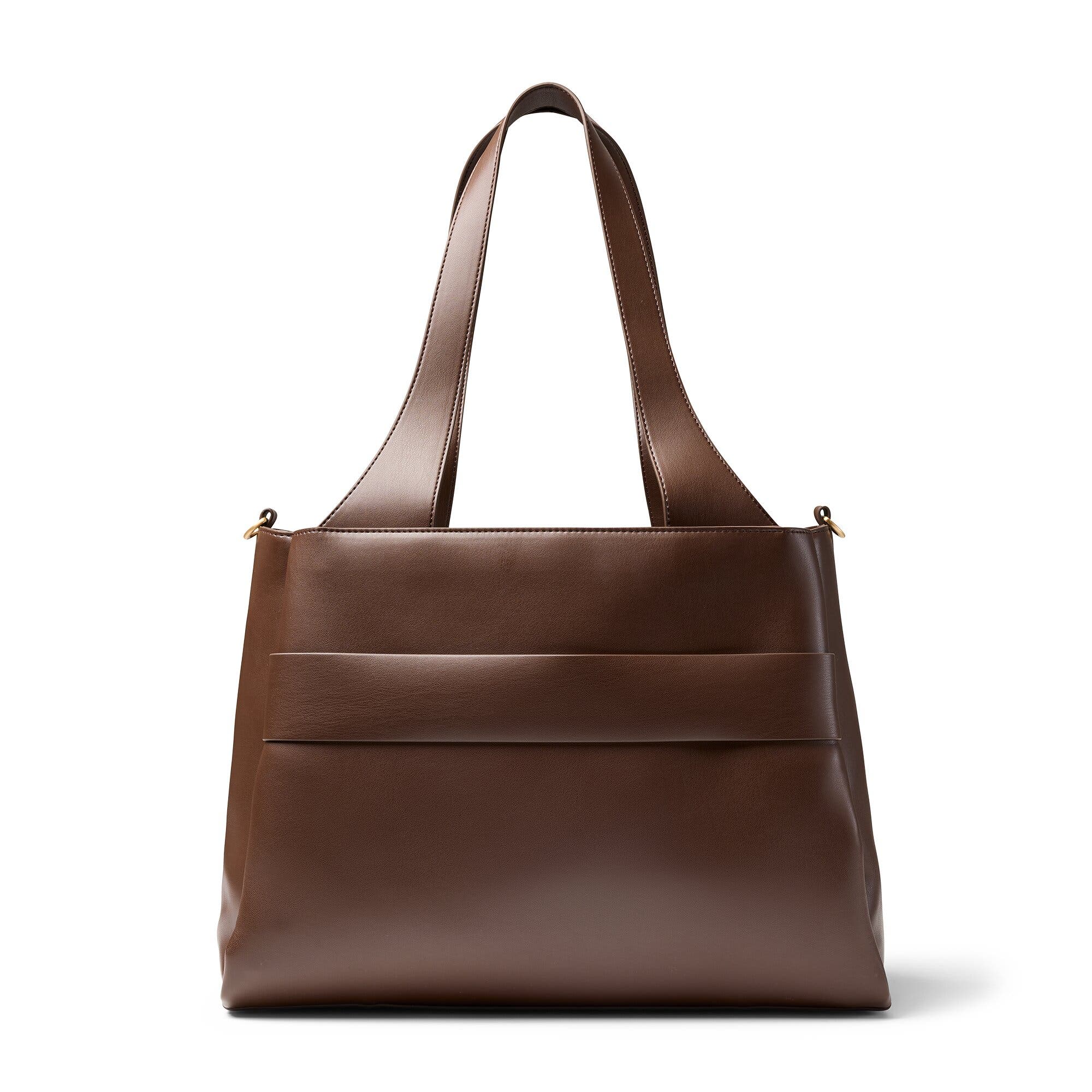 Juliette Soft Work Tote, Alternate, color, Chocolate Brown