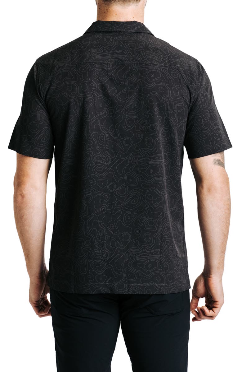 Western Rise Outbound Performance Camp Shirt, Alternate, color, Black