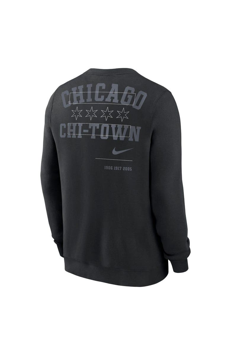Nike Men's Nike Black Chicago White Sox Statement Ball Game Fleece Pullover Sweatshirt, Alternate, color, Black