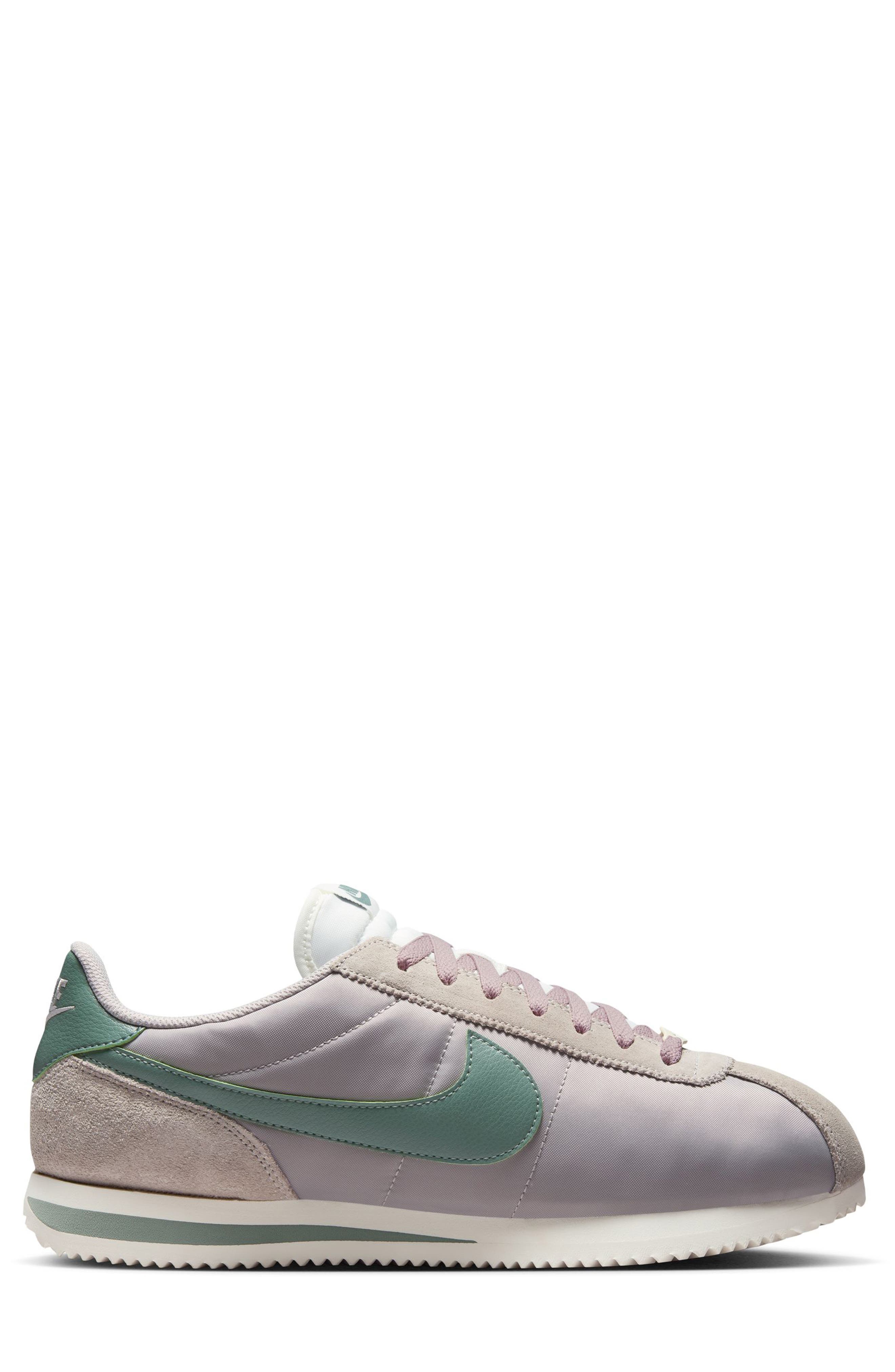 Nike Cortez TXT Sneaker, Alternate, color, College Grey/ Clay Green
