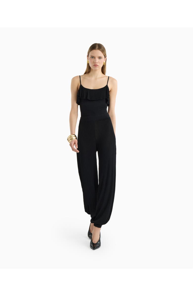 Dodiee Willow Rib Pant, Alternate, color, Black