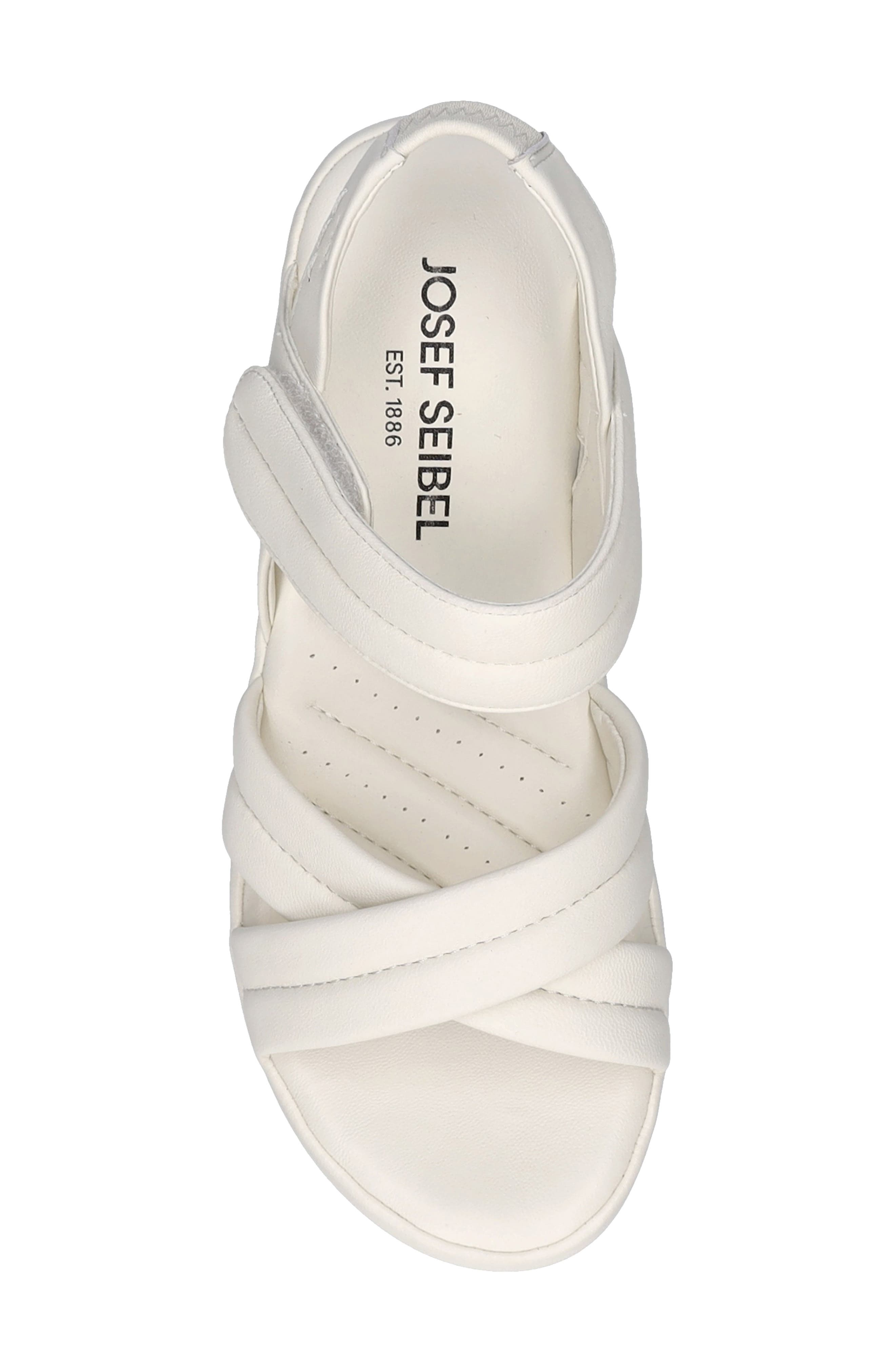Eve 04 Wedge Sandal, Alternate, color, WHITE