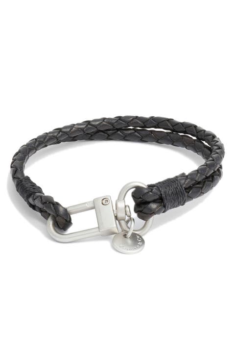 Craftman Braided Leather Bracelet