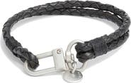 Caputo & Co. Craftman Braided Leather Bracelet