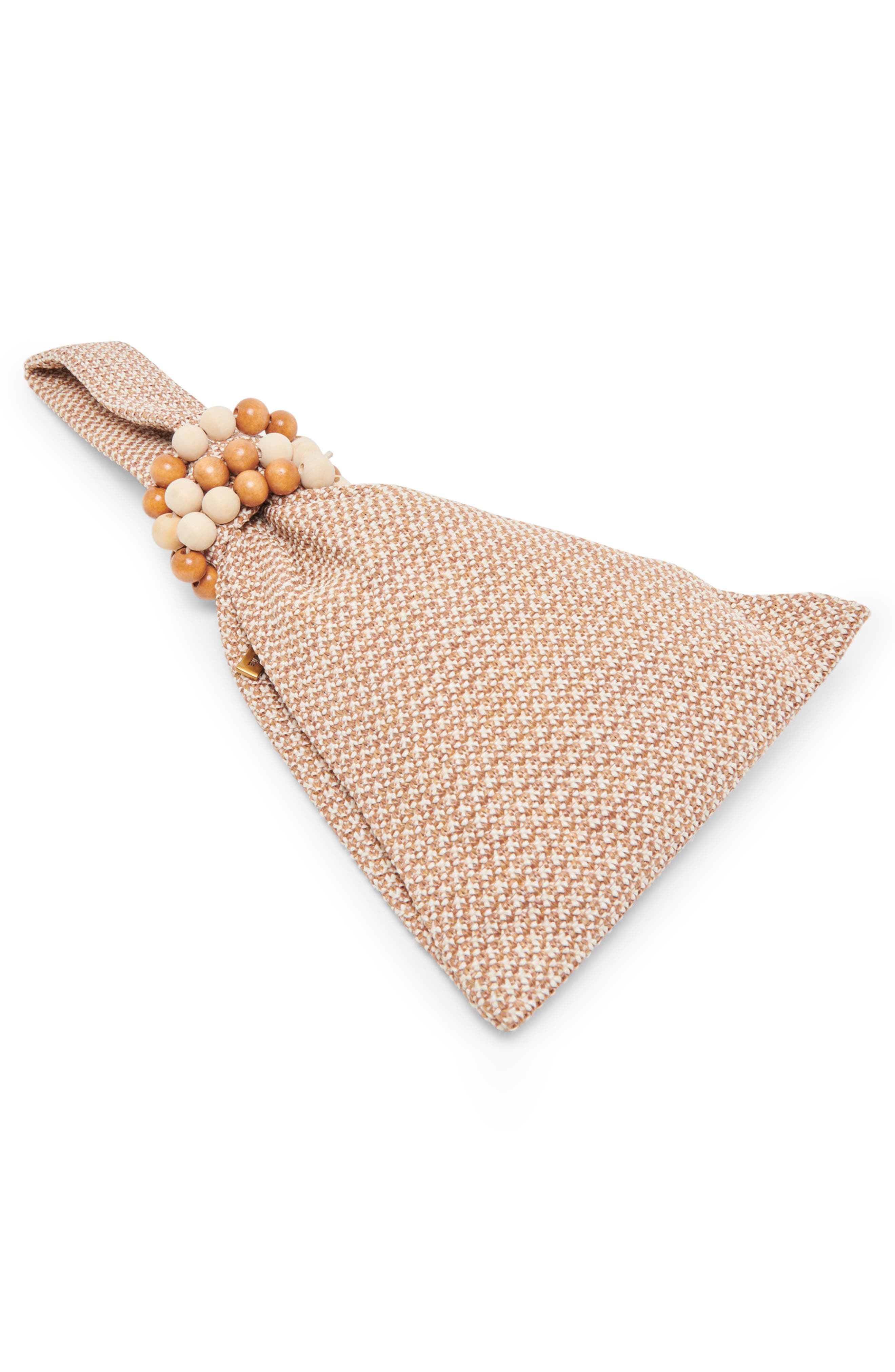 Dolce Vita Carey Woven Raffia Clutch, Alternate, color, Natural
