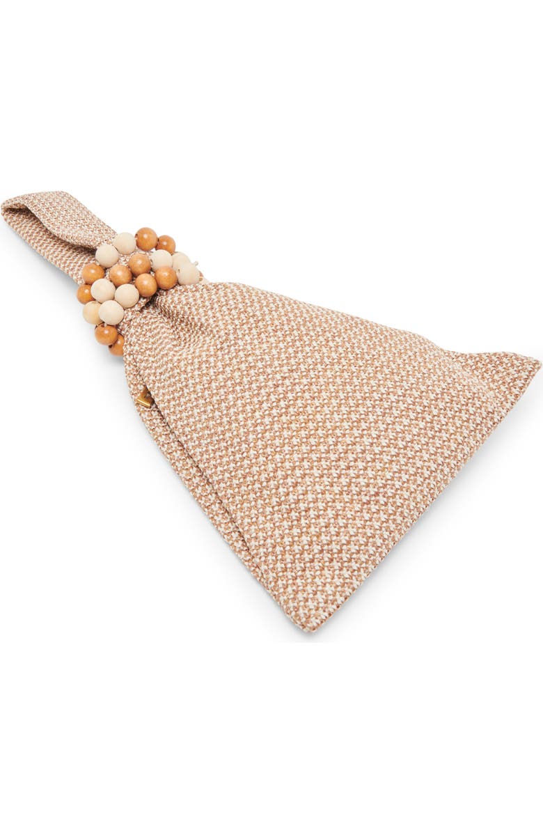 Dolce Vita Carey Woven Raffia Clutch, Alternate, color, Natural