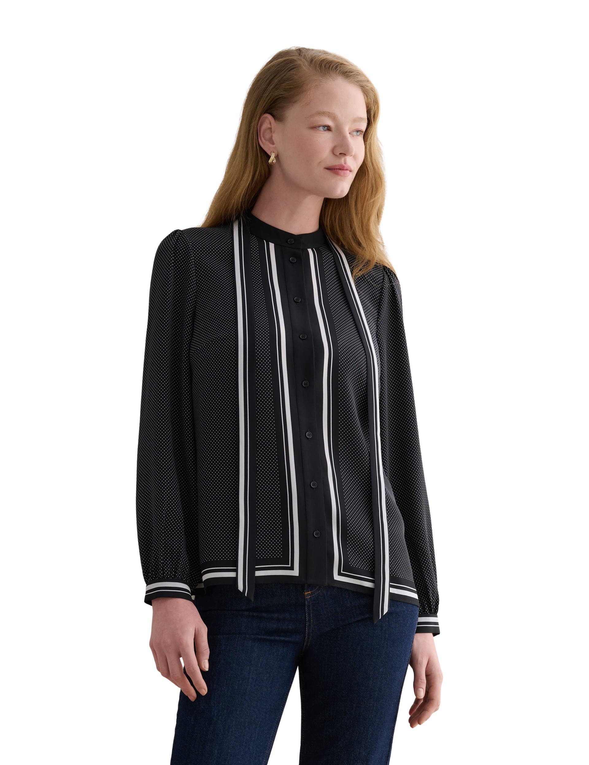 Valerie Tie-Neck Blouse
