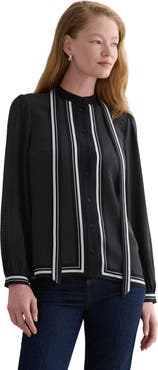 HOBBS LONDON Valerie Tie-Neck Blouse