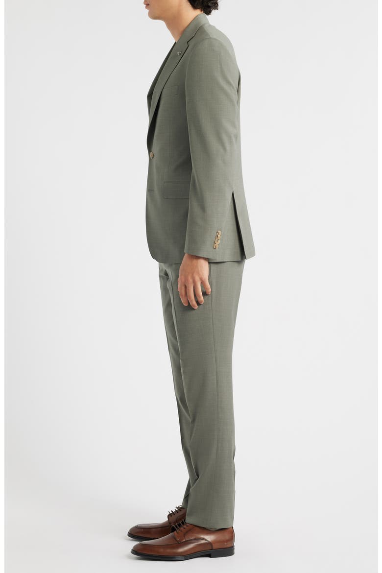 Esprit Contemporary Fit Sage Green Wool Blend Suit, Alternate, color, SAGE