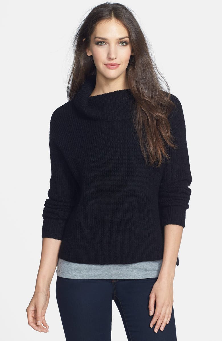 Eileen Fisher Yak & Merino Cowl Neck Sweater, Main, color,