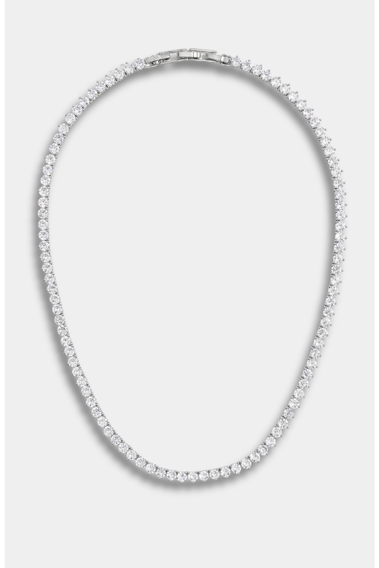 Inheritance Tennis Necklace, Alternate, color, Silver